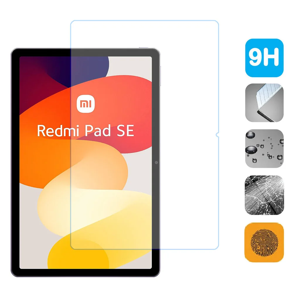 2 Pieces HD Scratch Proof Screen Protector Tempered Glass For Xiaomi Redmi Pad SE 11 inch 2023 Tablet Protective Film