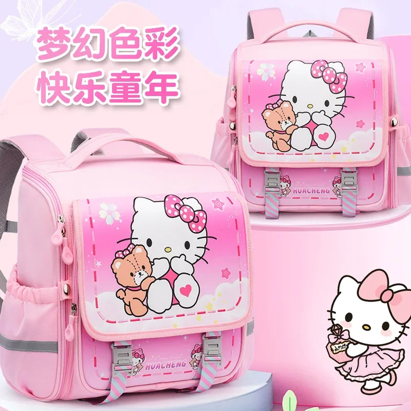 Sanrio Hello Kitty Cute Children's Fun School Bag Melody Cartoon Printing Sweet Simple Large Capacity Backpack