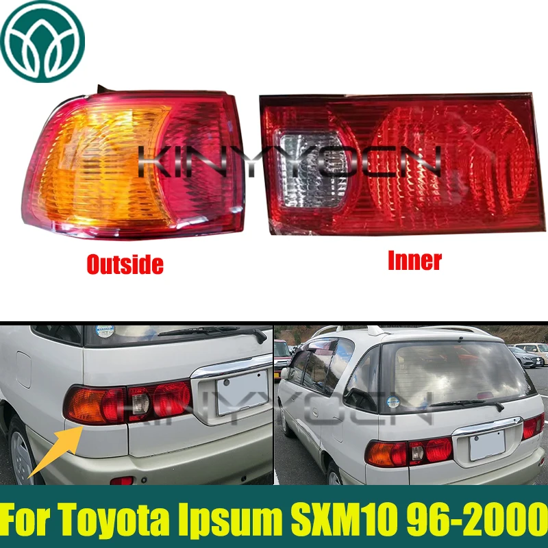 

1 пара задних фонарей, корпус заднего фонаря для Toyota Ipsum SXM10 SXM15 1996-2000, задние фонари, задние фонари, стоп-сигналы