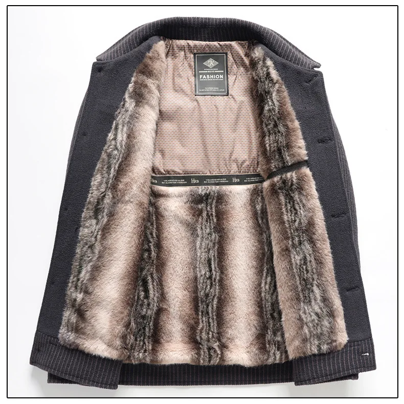 الرجال الشنيل معطف الشتاء الدافئة صوف مبطن سترة قصيرة منتصف العمر أبي مبطن معطف القطن الذكور في الهواء الطلق يندبروف سترة رياضية