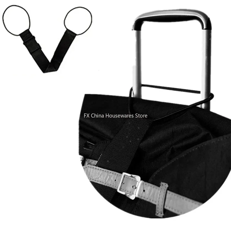 Elastic Adjustable Luggage Strap For Carry On Suitcase Safe Baggage Transport Travel Use Flexible Bungee Travel Security Belt