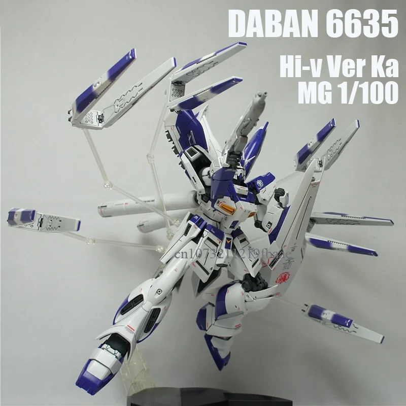 

In Stock DABAN 6635 Hi-v Ver Ka MG 1/100 Assembly Model Kit Action Figures Robot Figurine Plastic Model Doll Toy Gift