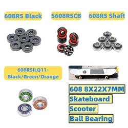 8Pcs Bearings skateboard  608 bearing   608-2rs bearings  abec 11 bearings 8x22x7 mm