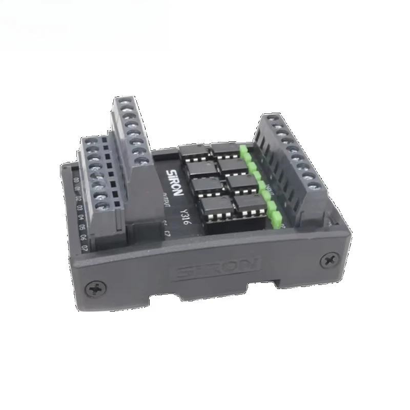 24VDC DC Solid State Relay Optical Coupling Isolation 4-Channel DIN Rail Mounting Industrial PLC Control Module for Y315