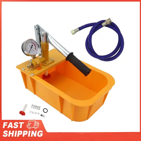 수압 펌프 테스터 수동 수압 테스트 펌프 게이지가 있는 수동 파이프 탐지기 수압 펌프 테스터 수동 수압 테스트 펌프 게이지가 있는 수동 파이프 탐지기