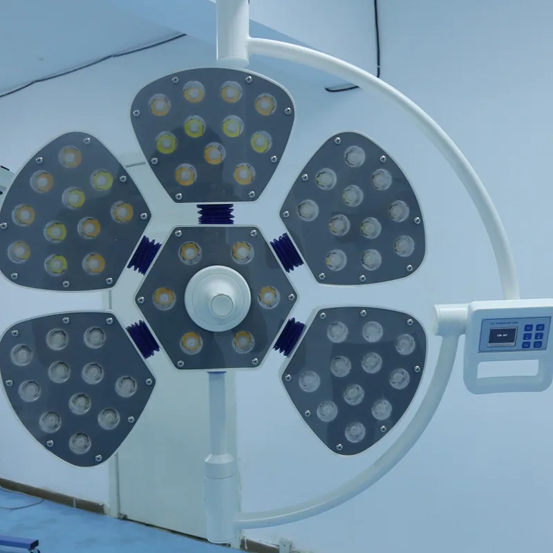 

LED Shadowless Operating Lamp for Hospital Surgical Use Adjustable Bracket Metal Construction CE Certified High Illumination