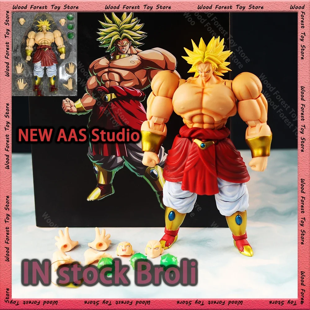 New AAS Studio Dragon Ball Figure Broly Action Figure Super Saiyan Broli Anime Figures Collect Decor Model Toys Birthday Gift