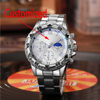 Simple multi-color men's watch fully automatic mechanical waterproof Roman numeral stainless steel strap Fashion men's watch