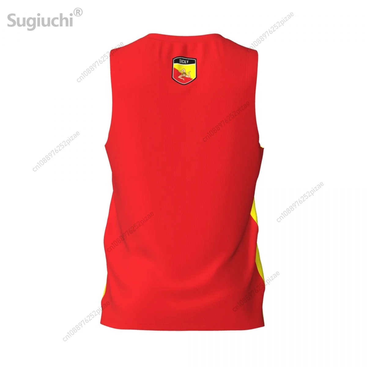 Custom Name Number Sicily Sicilia 3D Flag Sports T-shirts Men Clothing Breathable For Basketball Running Fitness T shirt view 3
