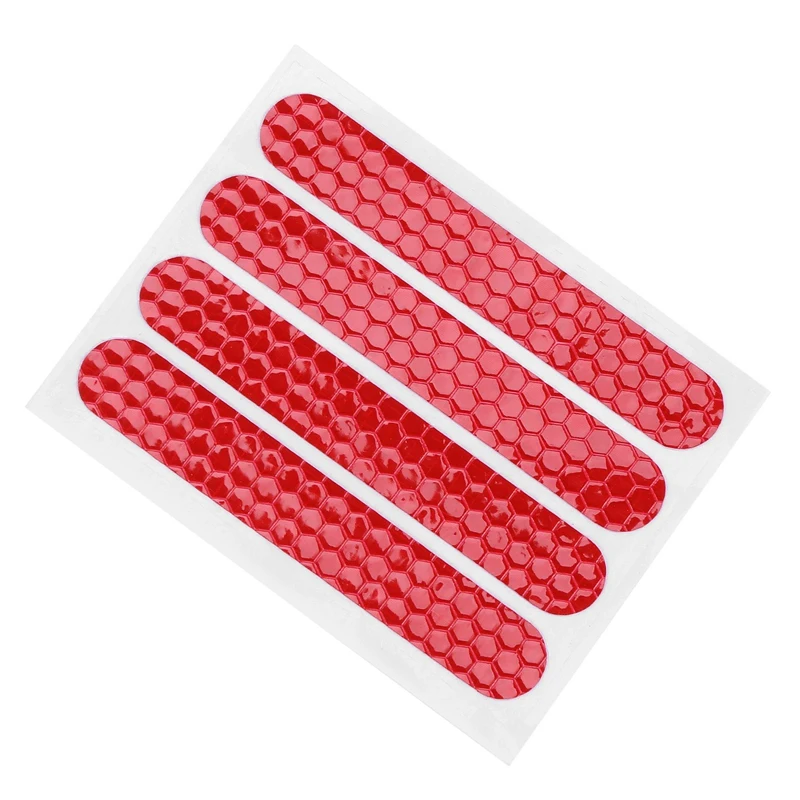 Front Rear Wheel Cover Protective Shell Reflective Sticker For Ninebot Max G30 Scooter Accessories 24PCS, Red