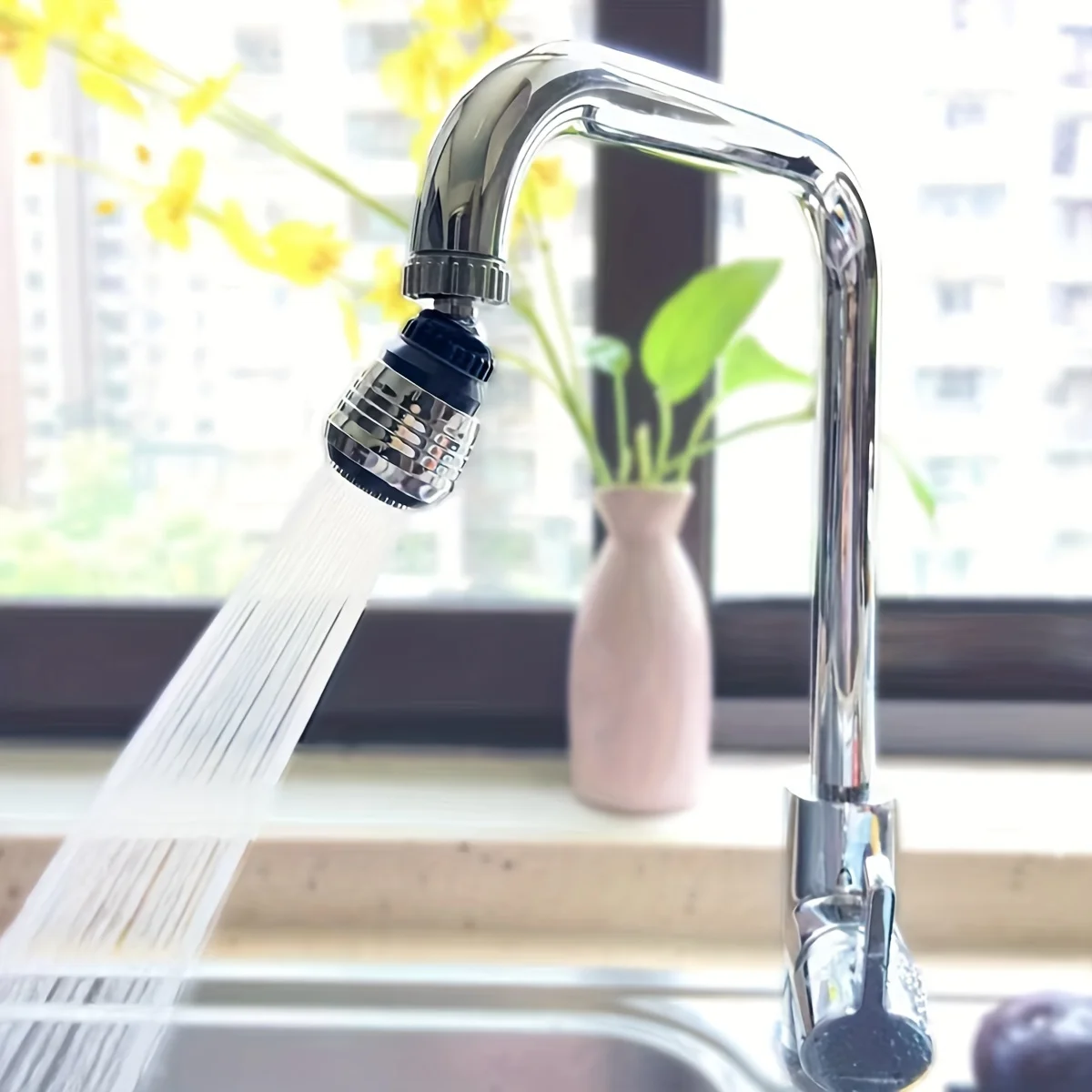 

2pc Kitchen Faucet Nozzle - Water-saving and Splash Proof Nozzle with Dual-mode Setting Kitchen Faucet Accessories Faucet Filter