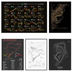 2024 Season F1 Poster LE MANS France Circuit Carlo Canvas Painting Formula 1 Wall Art Motorsport Race Picture for Home Decor