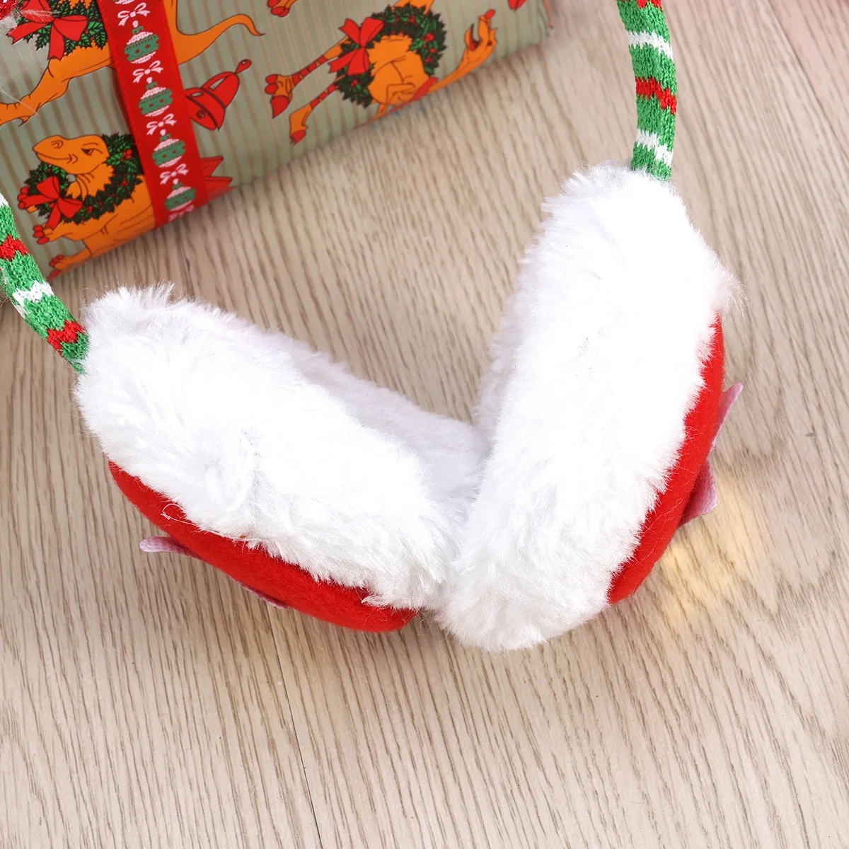 Christmas Elk Ear Warmers One Size Fits Most Adults Comfortable Winter Ear Muffs Holiday Party Outfit Christmas Earmuffs