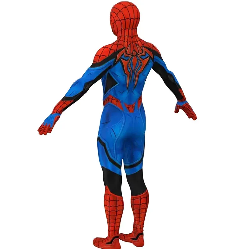 

Rivals Spider Cosplay Superhero Character Costume 3D Printed Zentai Costume Spandex Bodysuit Head Cover Glasses Set Halloween Co