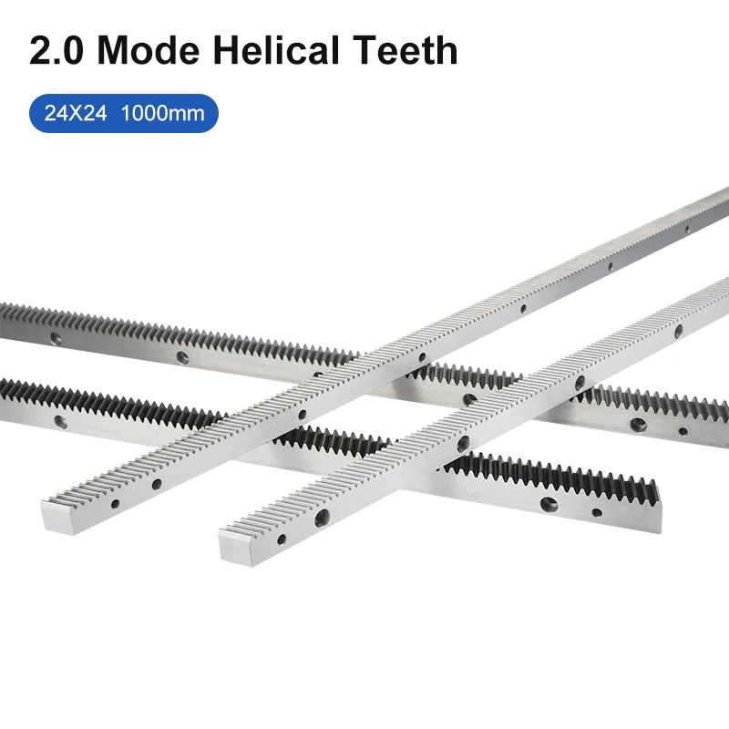 

Engraving Machine Rack And Pinion Gear Guide 2.0 Mode Helical 24X24 1000mm Precision Woodworking Rack CNC Router Machine