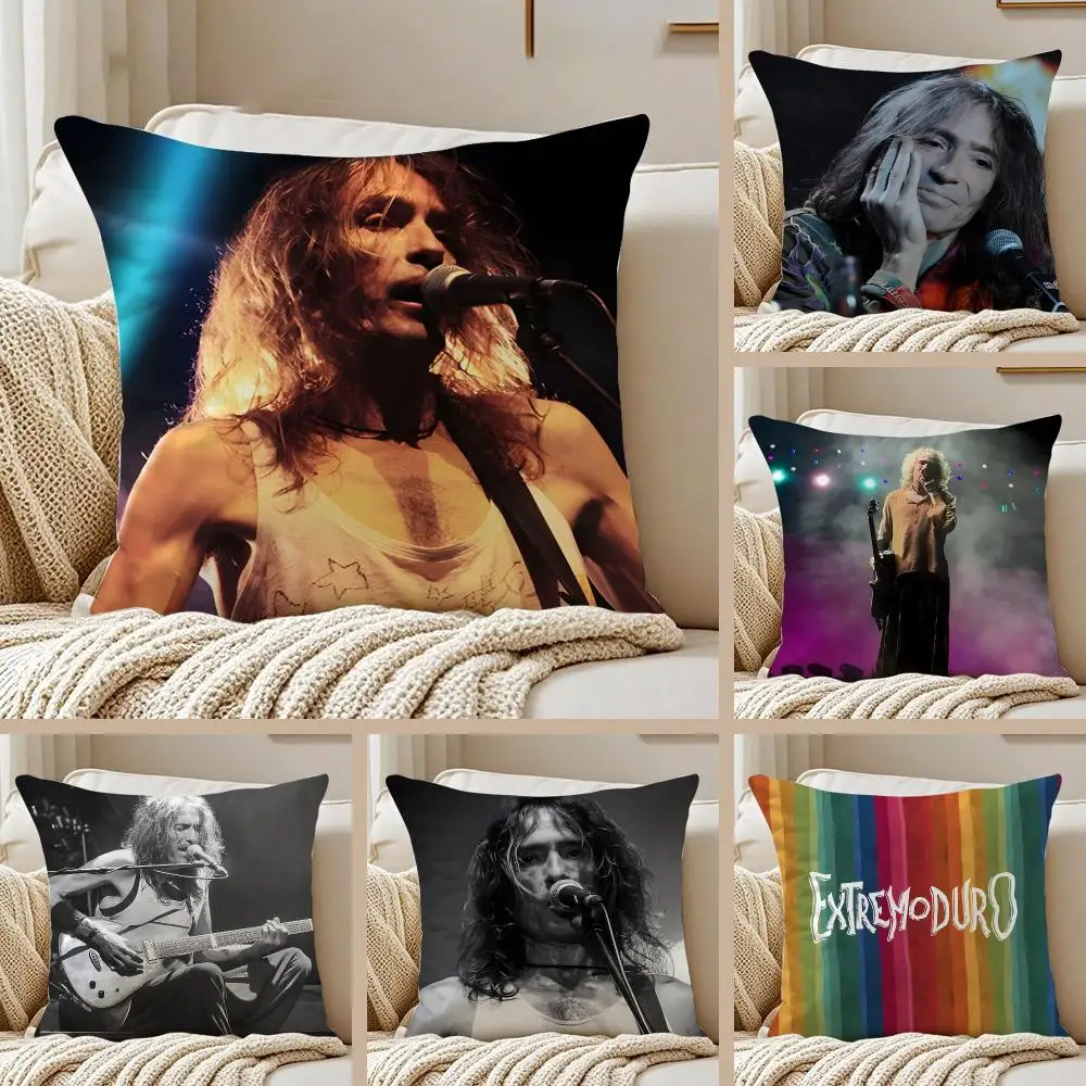 Rock Band E-Extremoduro Cushion Cover Pillowcase Anti-dustmite Invisible Zipper Short Plush Sofa Cushion