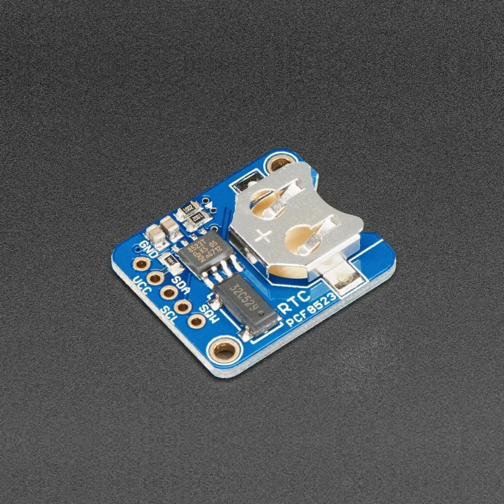 1PCS PCF8523 นาฬิกาเวลาจริงประกอบ Breakout Board ไม่มีแบตเตอรี่เหรียญ