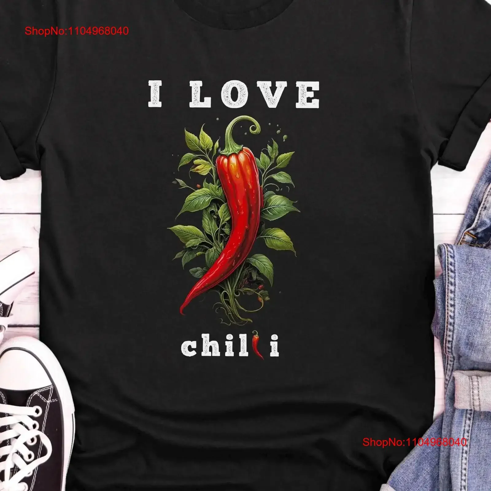 

I Love Chill T Shirt Funny Chili Pepper Design for Relaxation and Spice Lovers vintage Washed Breathable designer clothes Soft