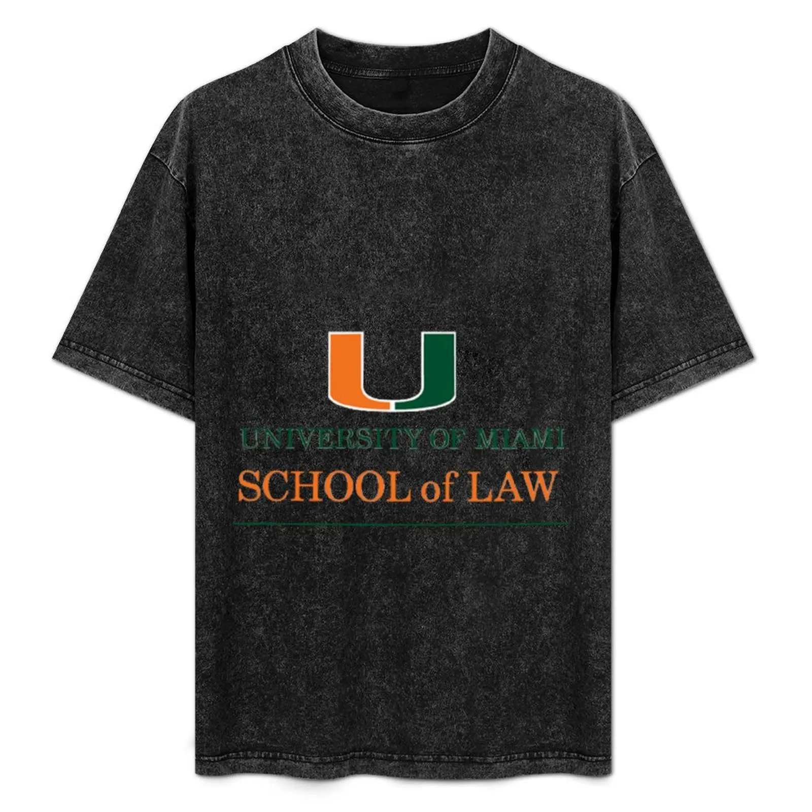 

Miami School of law T-Shirt shirts graphic tee Clothing oversizeds t shirt for men