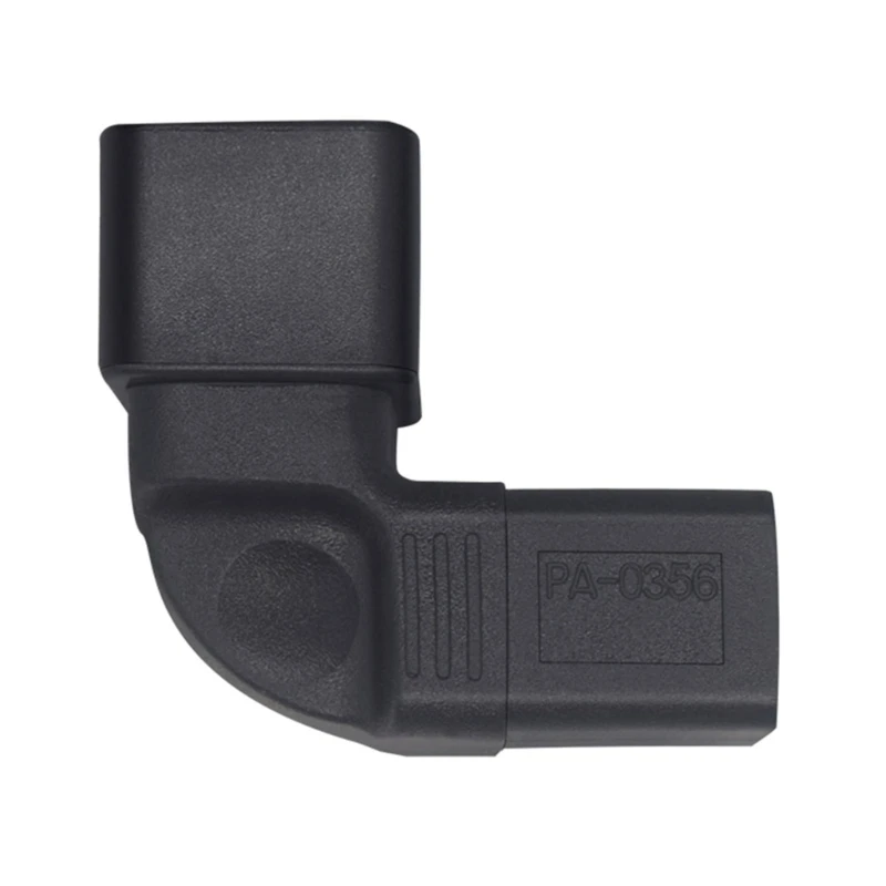 Bộ chuyển đổi nguồn IEC320 C20 sang C19 góc phải 573A, Bộ chuyển đổi nguồn điện IEC 320 C20 Nam sang C19 Nữ