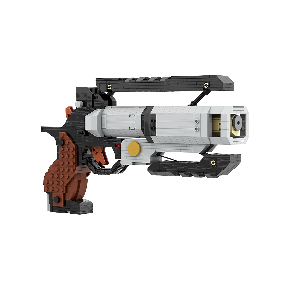 Gobrick – jeux de tir pistolet militaire, blocs de construction, modèle d'arme à Revolver 2 ailes, Apex-legend & titancascades, jouets pour enfants