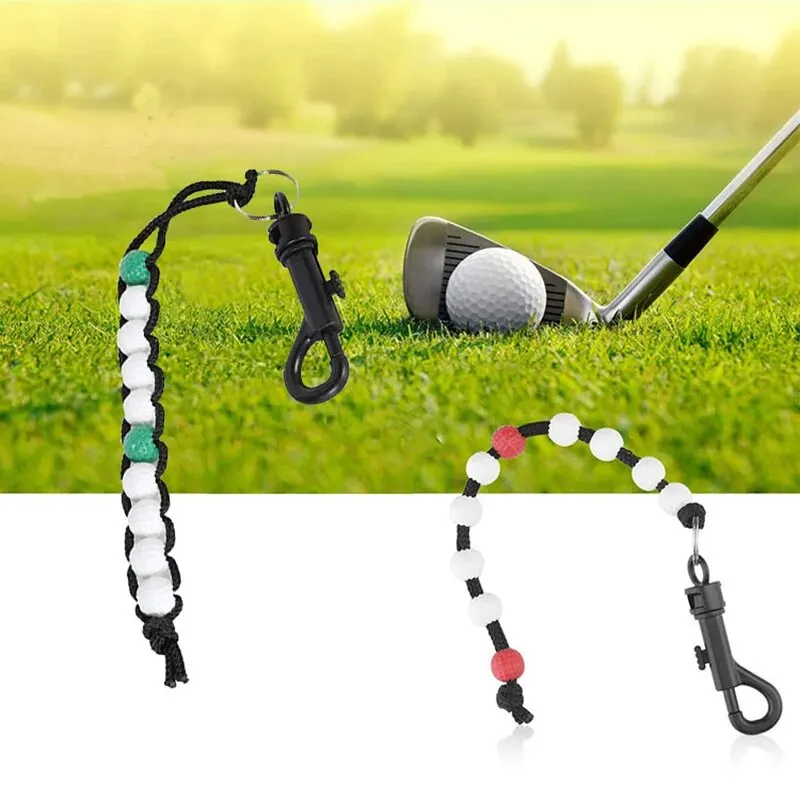 Nylon Woven Golf Hitting Score Counter and Plastic Golf Ball Putter Counter Sports Score Counter Golf Training AIDS