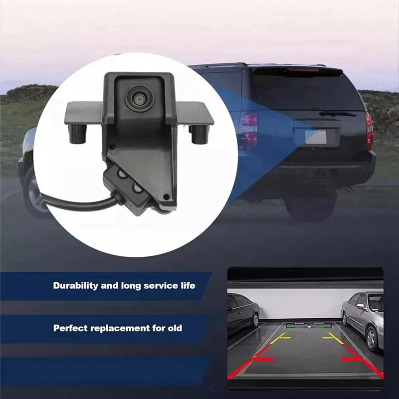 

22790290 Car Rear View Backup Camera For Cadillac Escalade Suburban Tahoe Yukon 2009-2014