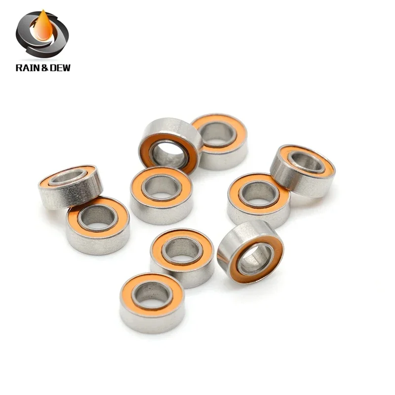 

1Pcs SMR84 2RS CB ABEC7 4X8X3mm SMR84-2RS ABEC-7 Stainless Steel Hybrid Si3n4 Ceramic Ball Bearing SMR84 2RS MR84