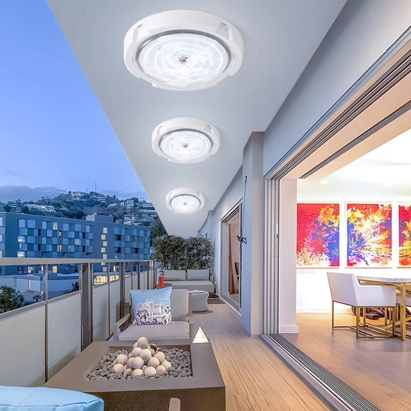 

Solar Home Indoor Ceiling Light Rural Super Bright High Power Villa Balcony Corridor Room Living Room Garden Light