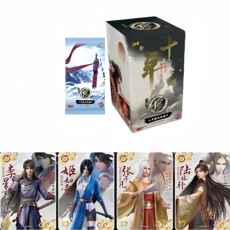 cartes-a-collectionner-authentiques-kayou-hua-jianghu-bu-liangren-collection-d'anime-sur-les-arts-martiaux-chinois-cadeaux-de-vacances-jouet