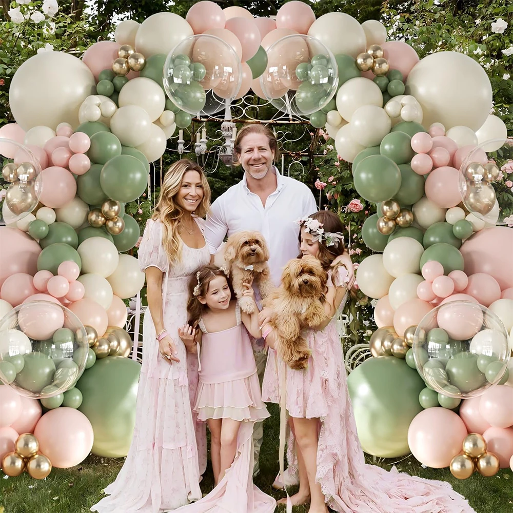 

Avocado Green Balloon Garland Arch Confetti Balloon Kit Wedding Birthday Party Jungle Forest Party Decoration Baby Shower Globos