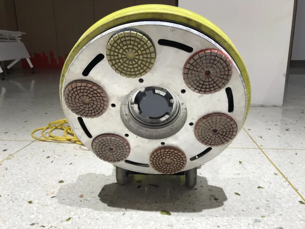 Single Disc Floor Buffing Scrubber Carpet Cleaning Machine 175rpm Floor Polisher Marble Floor Polishing Machine