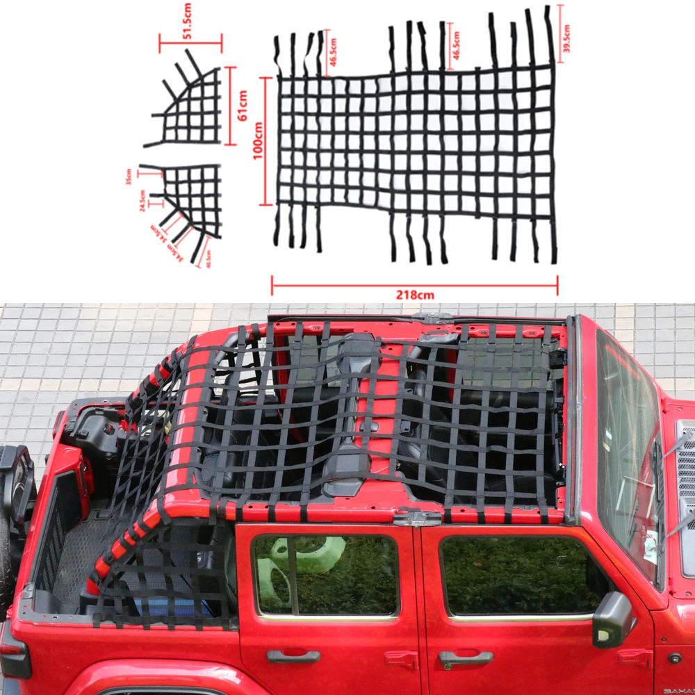 

Lantsun JL1334 Full Roof Net for jeep for wrangler JK & JL