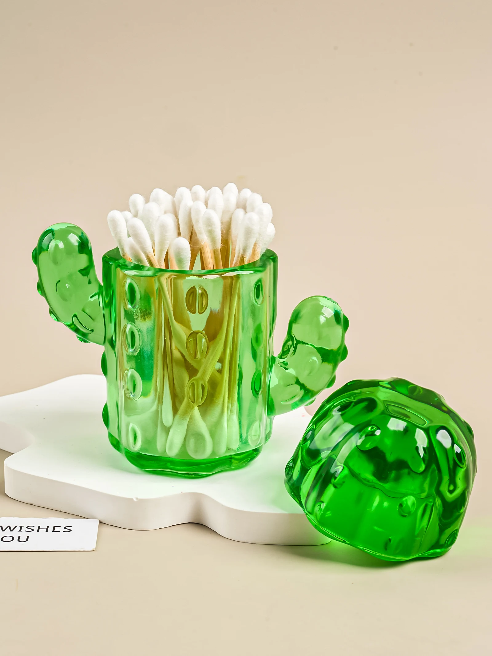 3D Cactus Candle Jar Silicone Mold Simulation Plant Storage Box Ornaments Resin Mold Pen Holder Crafts Making Tools Home Decor