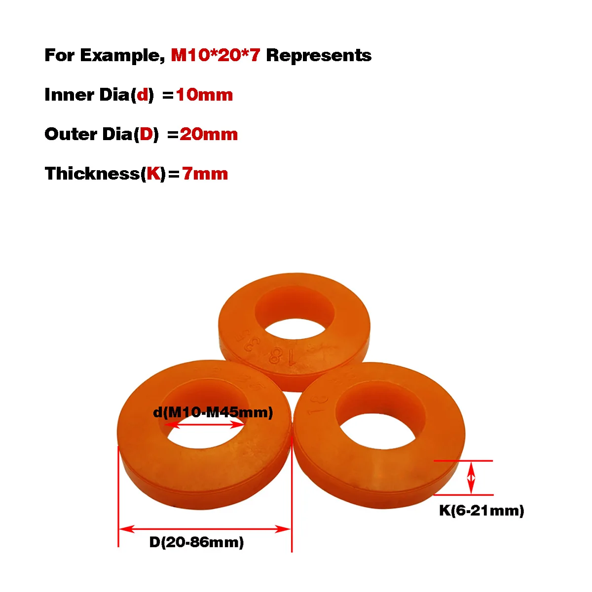 

Rubber Elastic Ring / Coupling Buffer Washer / Column Pin Shock Gasket