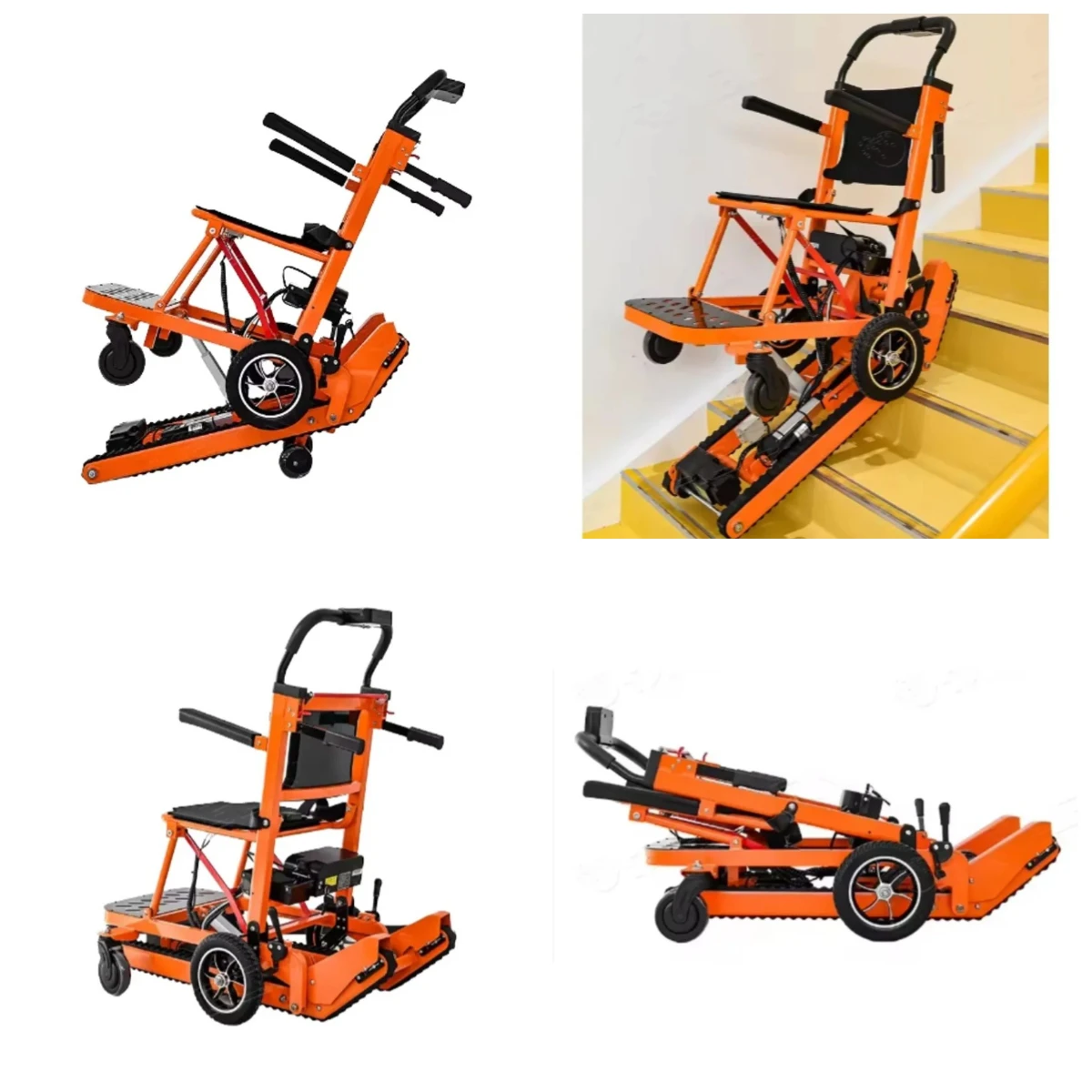 Gold Seller Automatic Balancing Electric Stair Climbing Aluminum Alloy Steel Structure Removable Battery Level II 1 Y
