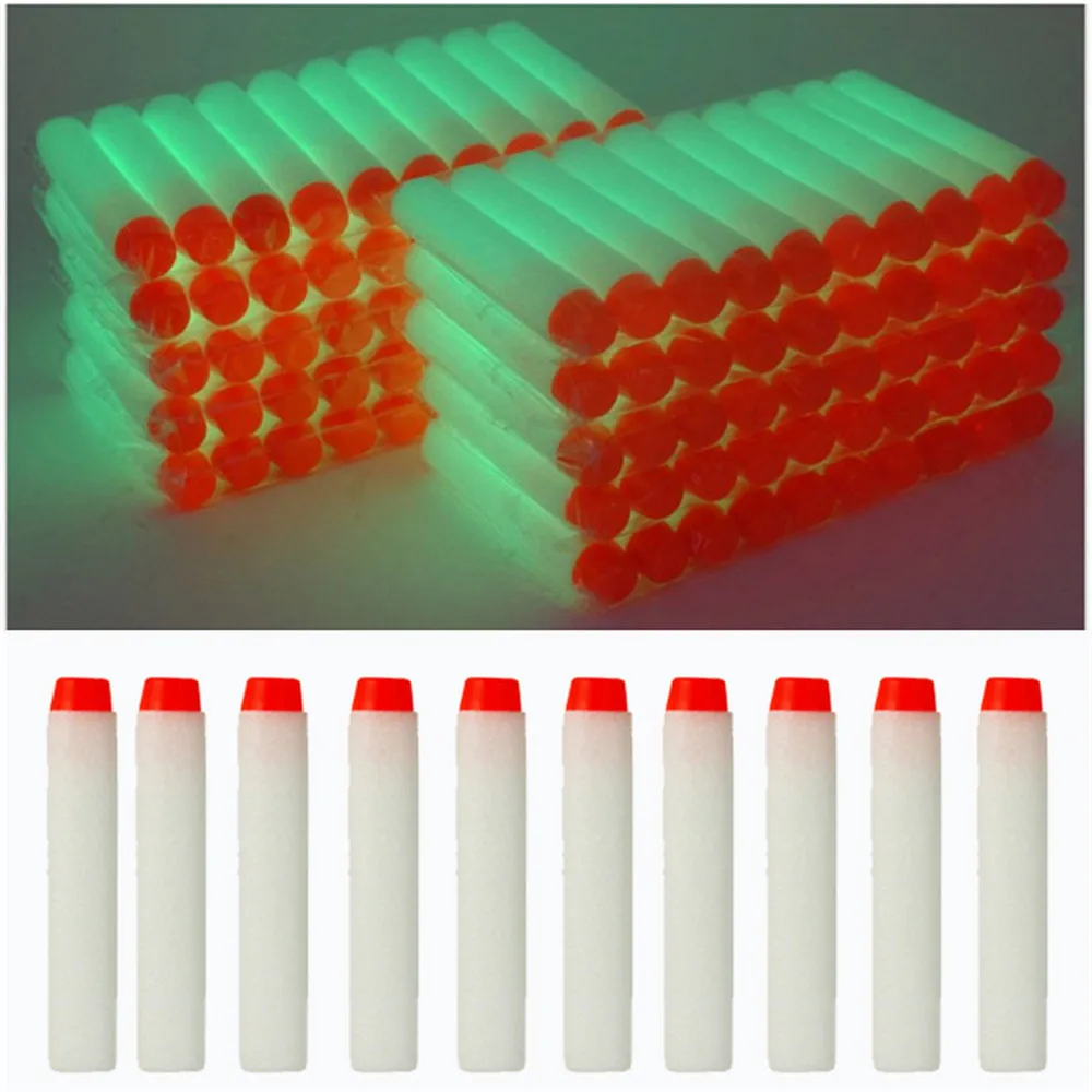 100PCS Darts For Soft Hollow Hole Head 7.2cm Refill Darts Toy Gun Bullets for Series Kid Children Gift