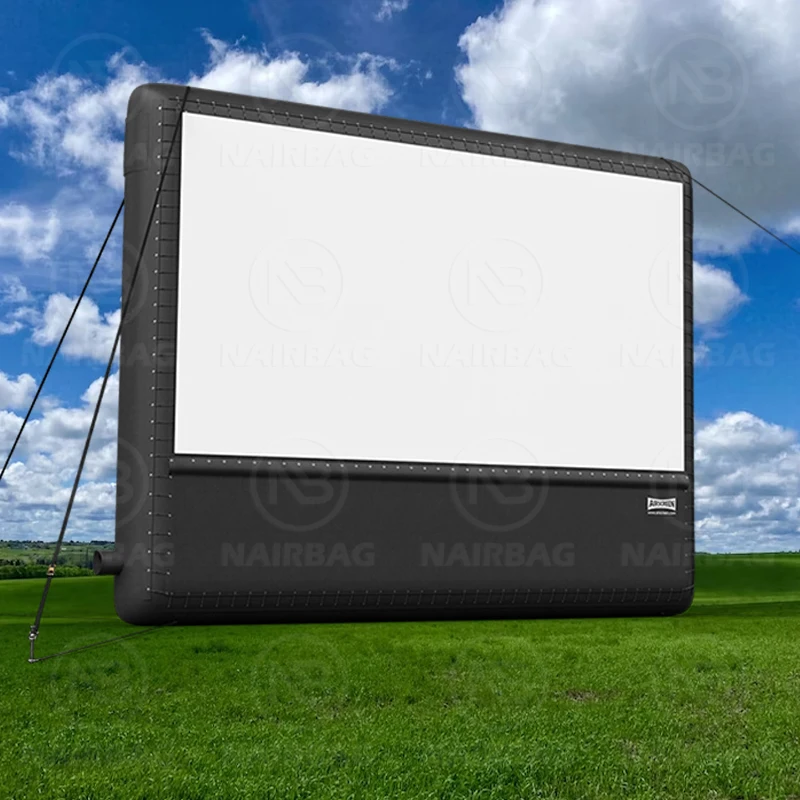 Giant Inflatable Movie Screen Outdoor Backyard Airtight Blowing Large Projector Movie Screen