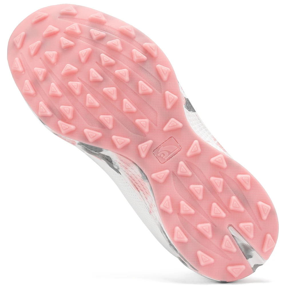 Ladies' Casual and Fashionable Nail Free Golf Outdoor Fitness Jogging Shoes, Women's Lightweight Plus Size Golf Shoes