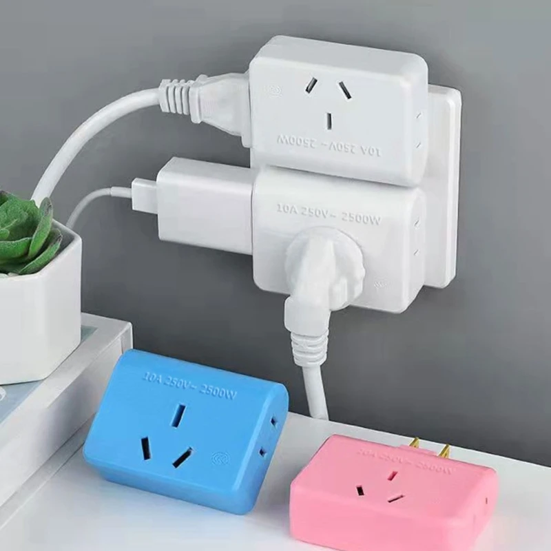 Легкий адаптер мощности плоский 2PIN до 3 PRONG/2 ПЕЗЕ