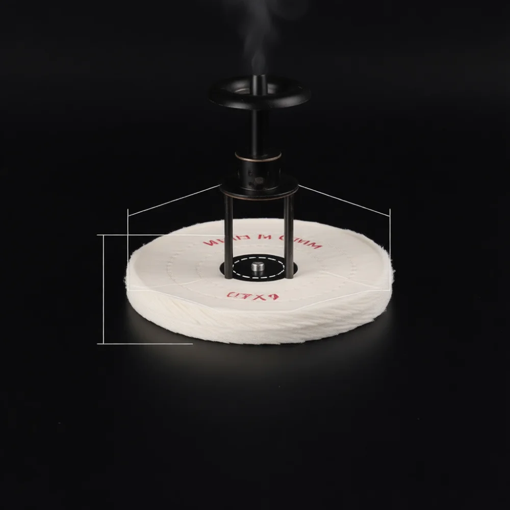 For Molite White Yellow Cotton Buffing Wheel Polishing Pad Jewelry Metal Mirror Finish Tool Rotary Grinder Accessory