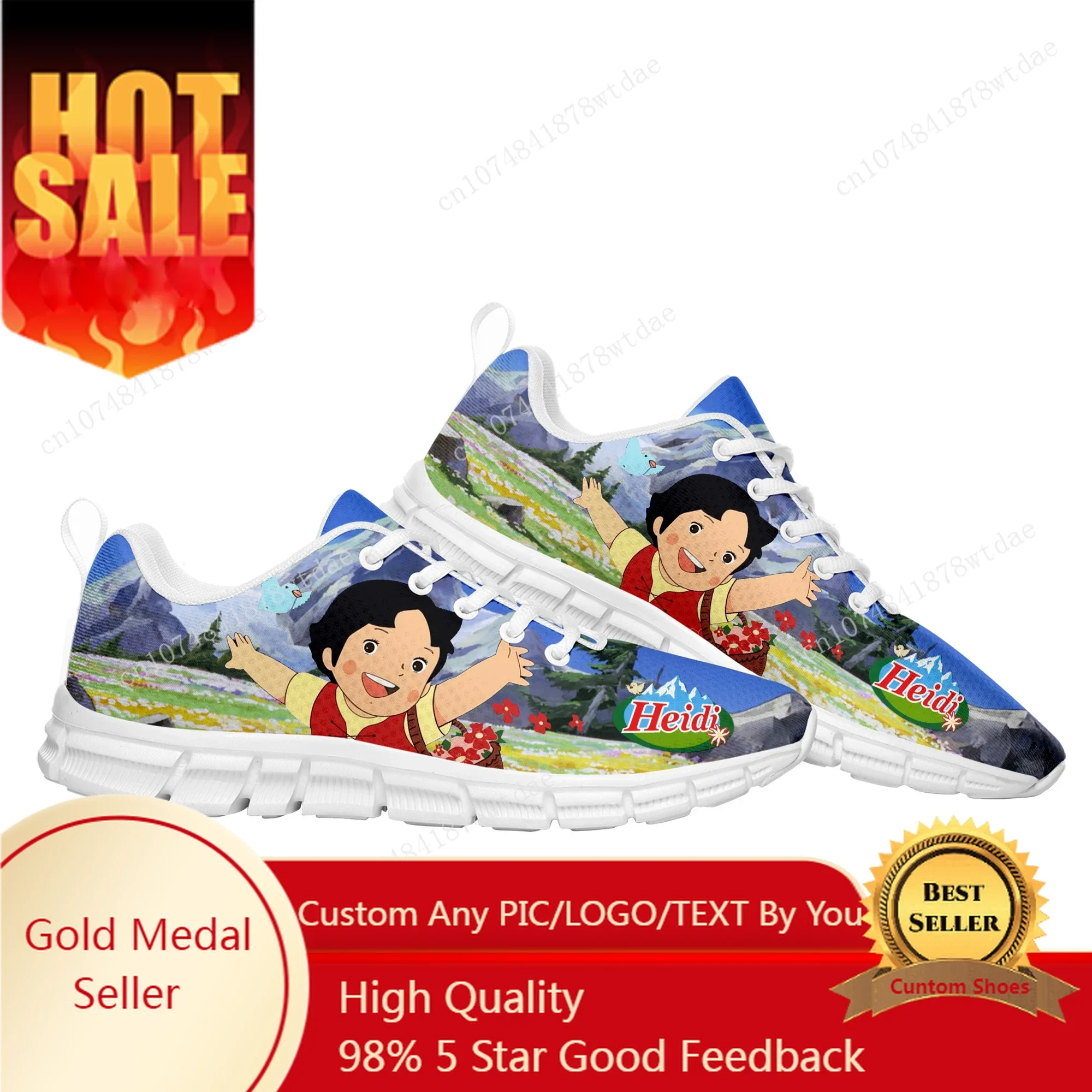 

A Girl Of The Alps Sports Shoes Mens Womens Teenager Kids Children Sneakers Heidi High Quality Manga Comics Sneaker Custom Shoe