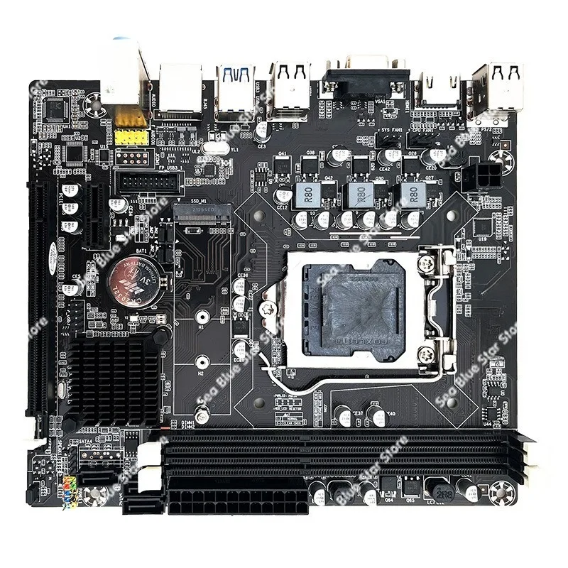 New computer main board desktop 1155-pin CPU interface USB3.0 supports DDR3 instead of H61 with M.2 port