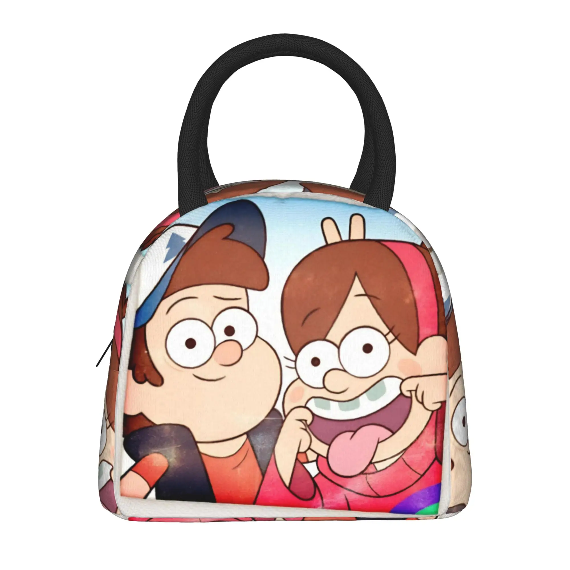 Insulated Lunch Box G-Gravity Falls Merch  Storage Food Box Causal Cooler Thermal Bento Box For School