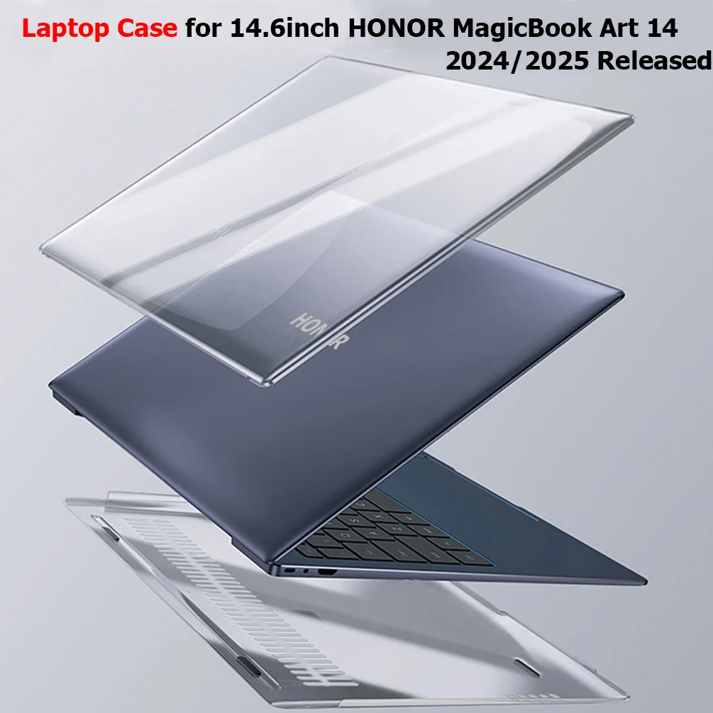 �y�Z�[�����zHONOR MagicBook Art 14 2025 2024 14.6�C���`�p�m�[�g�p�\�R���P�[�X �N���X�^�����}�b�gPC�J�o�[ MagicBook Art14�p�ی�n�[�h�V�F��