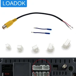 Auto 4 6 8 10 12 Pin Diy Universele Rca 4G Aux Camera Video Ingangskabel Adapter Connector Android Cd Radio Auto Accessoires