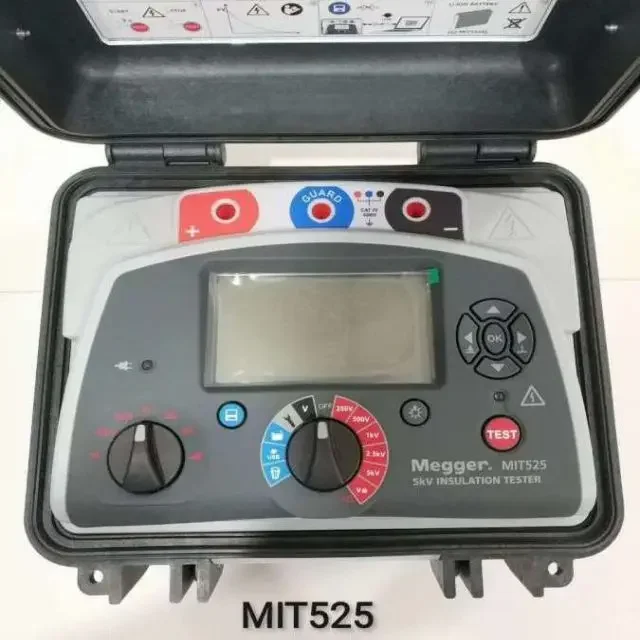 Testador de resistência de isolamento MIT525