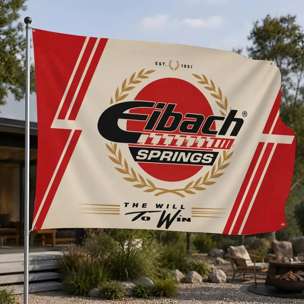 Automotive Brand Eibach Flags Flags, Room, Dormitory, Camping, Party, Home Decor Gifts