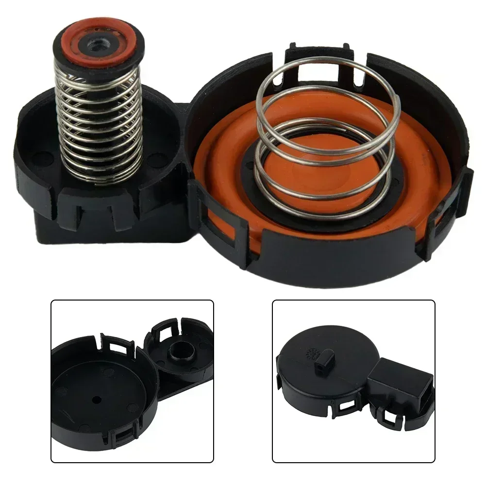 1 Set Of PCV Valve Repair Kit Black Palstic PCV Valve Cover With Membrane For Volvo 9688939180 9689112980 31330192 1685815