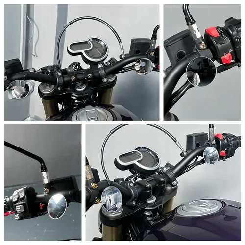 Imagen 2 del producto Espejo de punto ciego para Ducati Monster 695 696 796 797 821 937 950 1200 espejo retrovisor auxiliar ajustable espejos de visión amplia